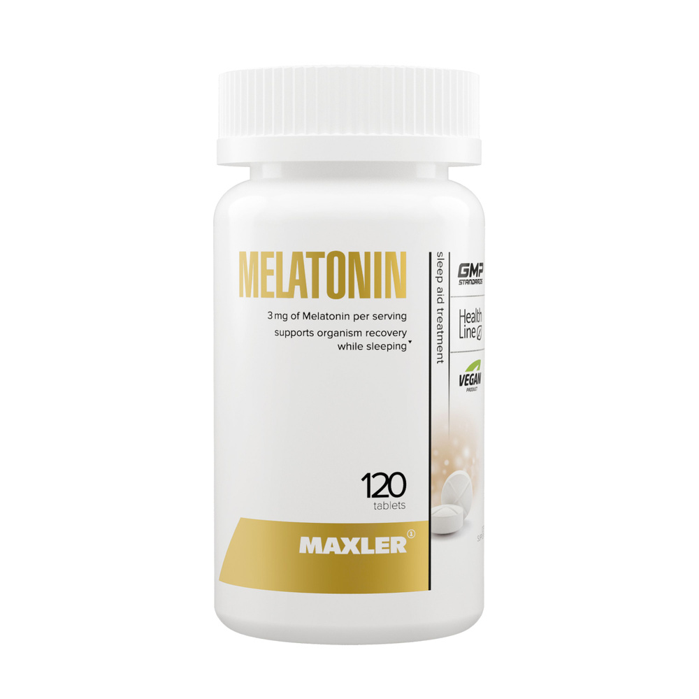 Мелатонин для сна Maxler Melatonin таблетки 3мг 120 шт. #1