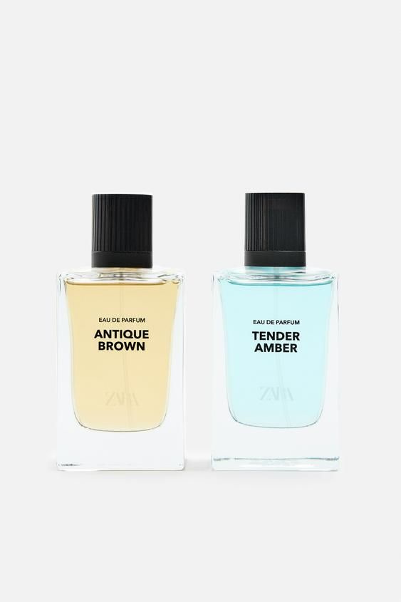 Zara Туалетная вода TENDER AMBER EAU DE PARFUM + ANTIQUE BROWN EAU DE PARFUM 2X100 МЛ (3.4 FL.OZ). 200 #1