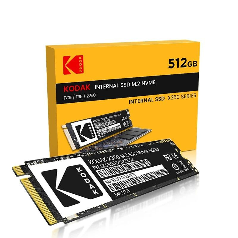 Kodak 512 ГБ Внутренний SSD-диск SSD X350 (EKSSD512GX350K) #1