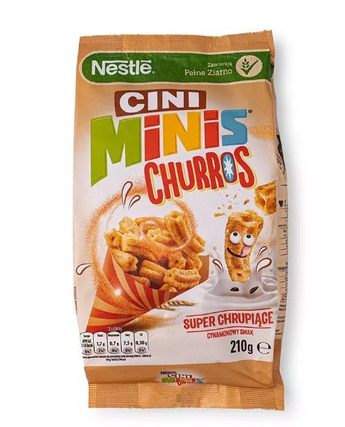 Завтрак готовый Cini Minis Churros, Nestle, 210 г, Польша #1