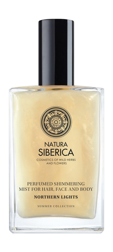 NATURA SIBERICA Мист для волос лица и тела Summer Collection с золотым шиммером увлажняющий парфюмированный, #1