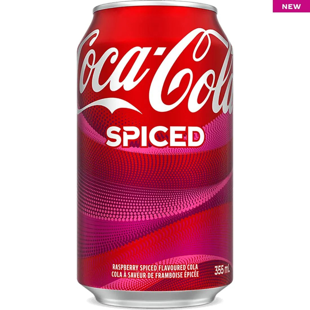 Газированный напиток Coca-Cola Spiced со вкусом малины и пряностей, 3 шт x 355 мл, США  #1