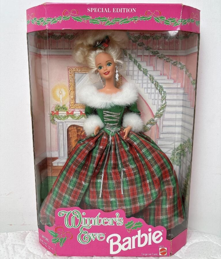 Barbie Winter's Eve Special Edition D Mattel Christmas New 1994 Коллекционное издание Барби "Зимняя ночь #1