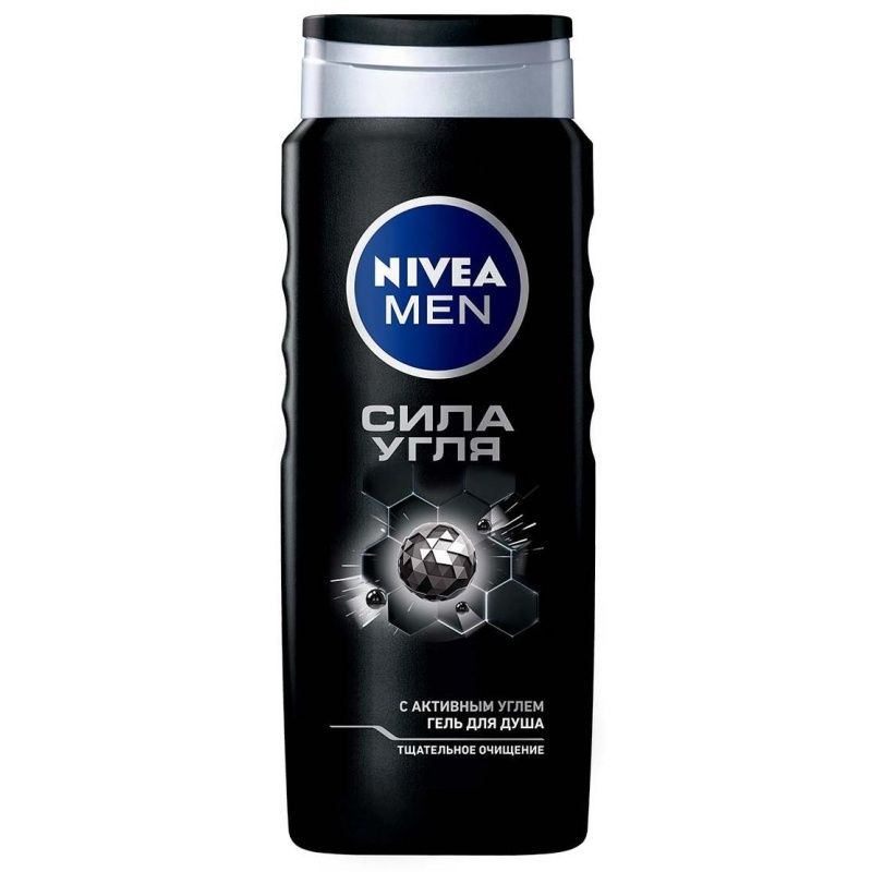 Гель для душа Nivea Men Сила угля, 500 мл #1