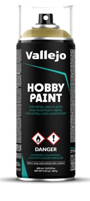 Аэрозольная грунтовка Vallejo серии Aerosol - Panzer Yellow (400 мл) #1