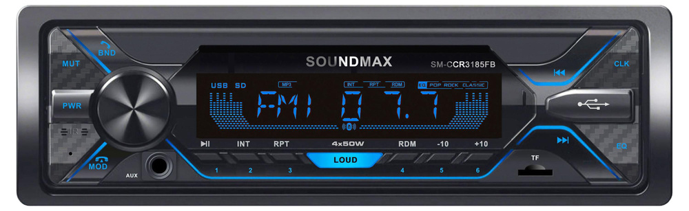 Автомагнитола Soundmax SM-CCR3185FB #1