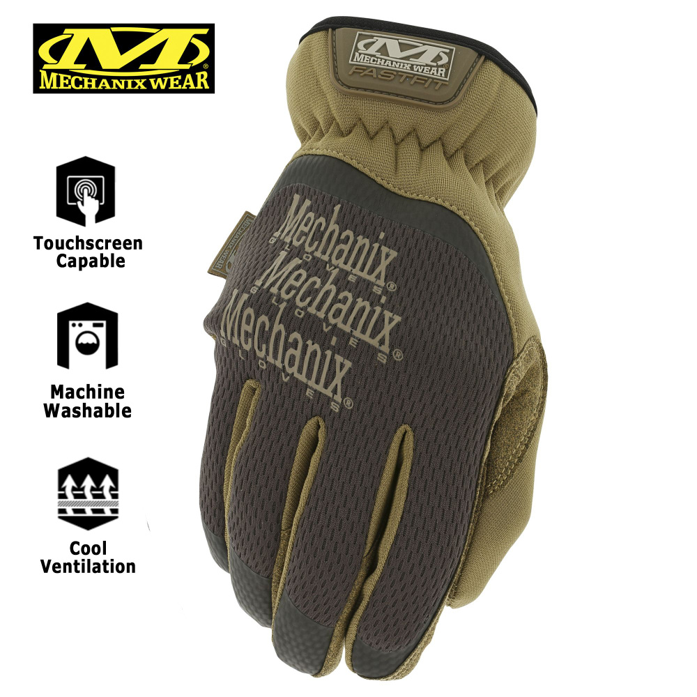 Перчатки MECHANIX Work FastFit Brown, р.XL #1