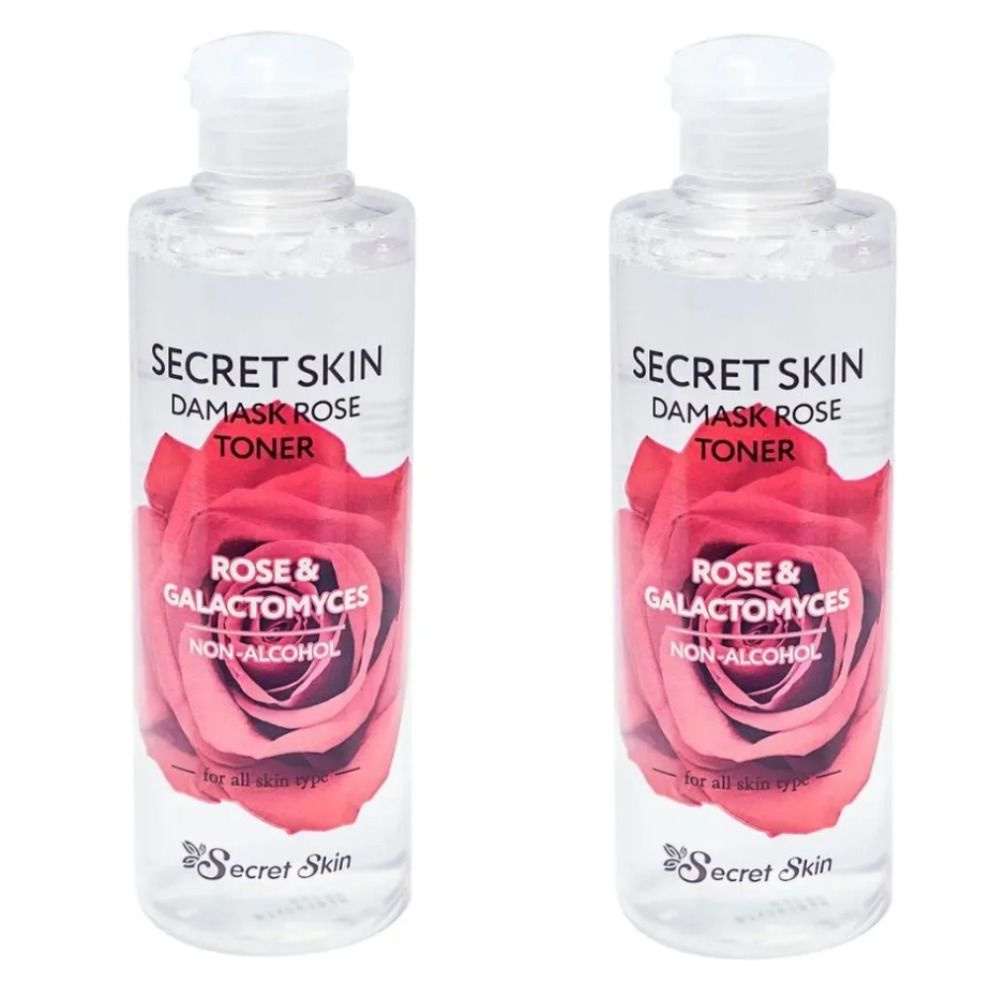 Secret Skin, Тонер для лица с экстрактом розы Damask Rose, 250 мл, 2 шт  #1