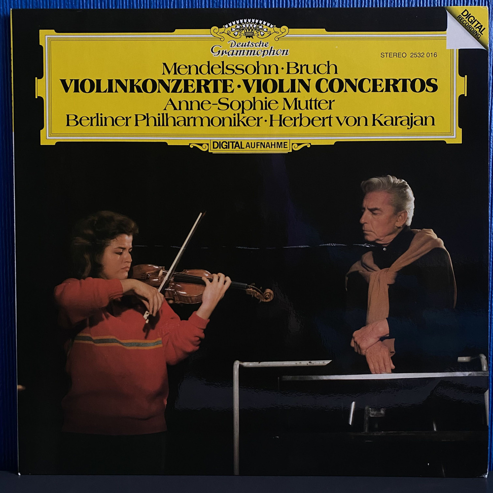 Mendelssohn, Anne-Sophie Mutter, Herbert von Karajan. Violin Concertos. Мендельсон Концерты для Скрипки #1