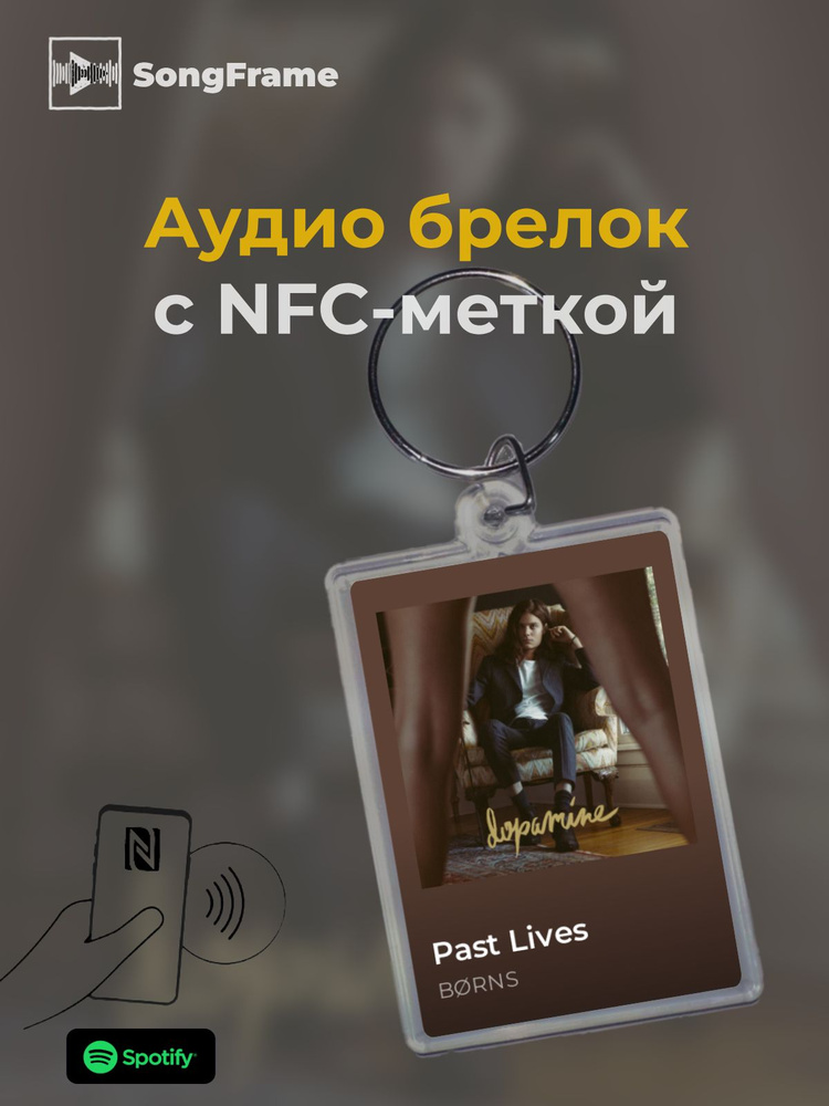 Брелок Spotify с NFC Трек: B RNS - Past Lives #1