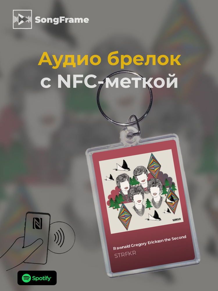 Брелок Spotify с NFC Трек: STRFKR - Rawnald Gregory Erickson the Second #1