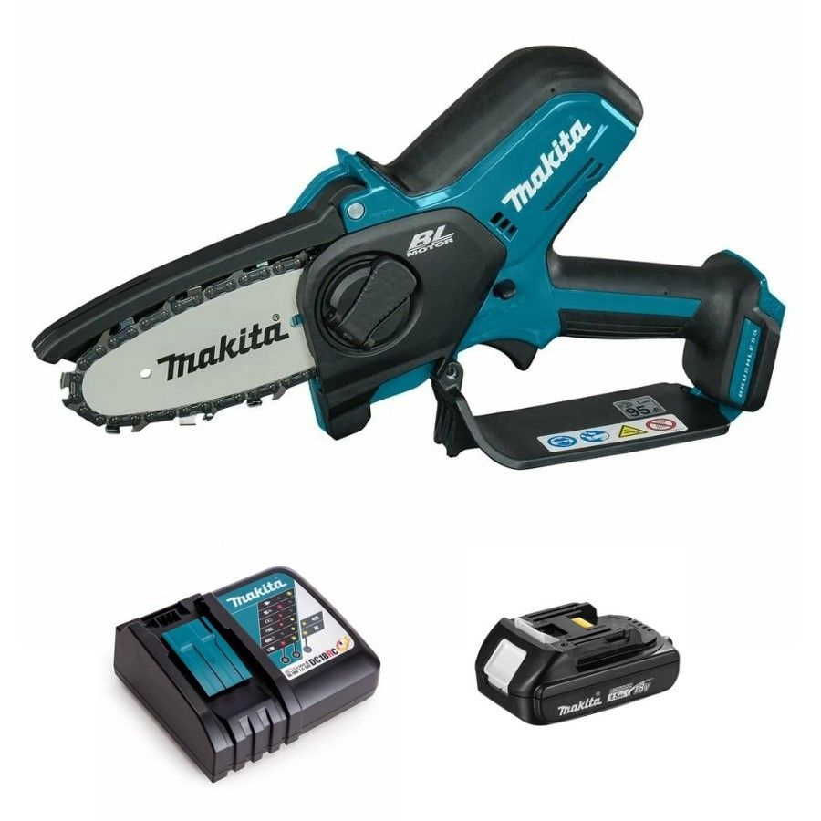 Аккумуляторная цепная пила Makita DUC101RY (18V, 1 x 1.5Ah, Li-Ion, з/у) #1