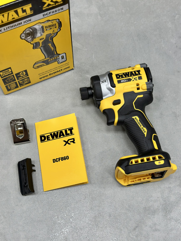 Аккумуляторный винтоверт DeWALT DCF860N 20V #1