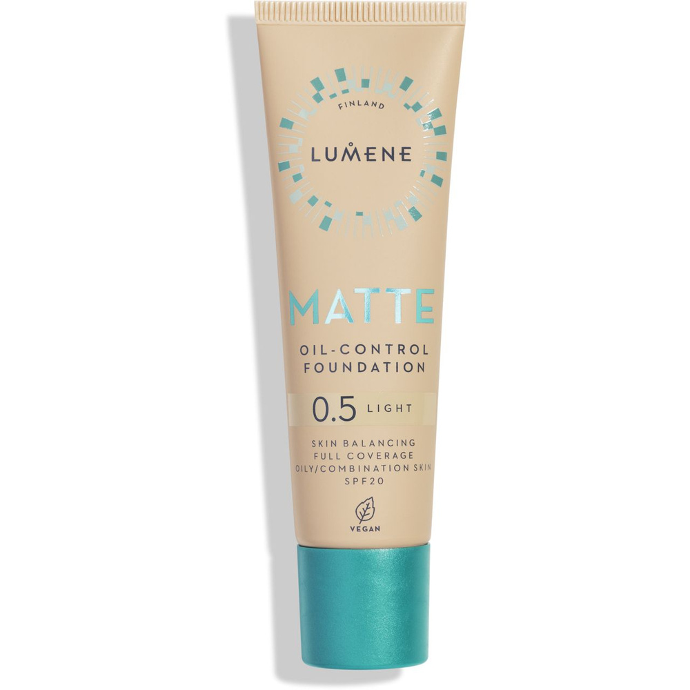 LUMENE МATTE Oil-Control Foundation SPF20 тон 0.5 Light #1