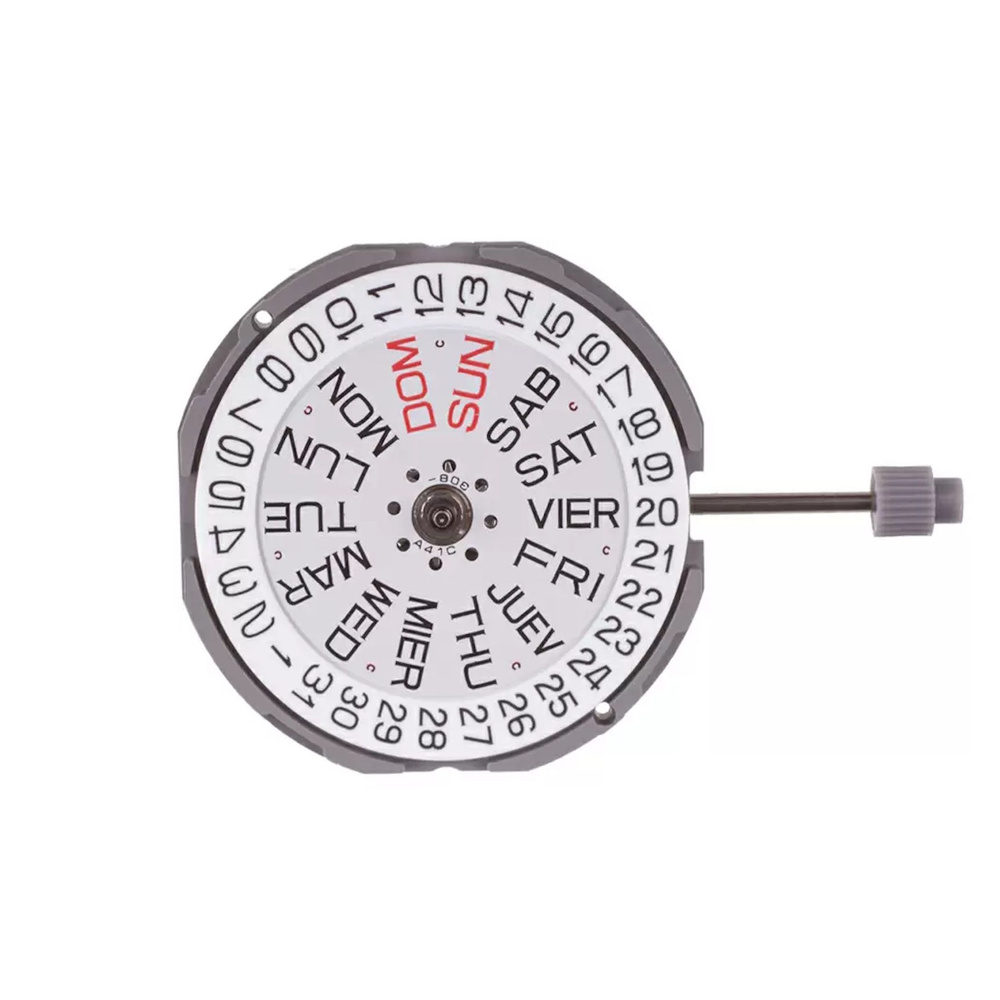 Механизм Miyota GM02, 3 стрелки,дата и день на 3, размер 10 1/2 #1