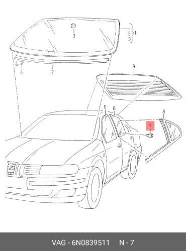 Болт/штифт/палец AUDI/VW #1