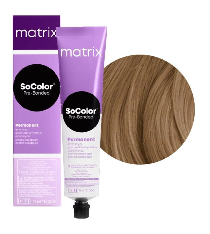 Matrix Перманентная краска для волос с бондером SoColor Pre-Bonded, 506NW (506.03) темный блондин натуральный #1