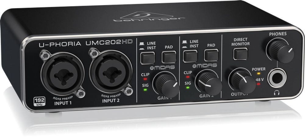 Звуковая карта Behringer UMC202HD #1