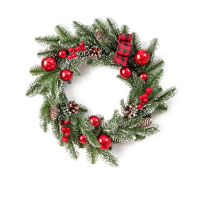 Декоративная елочка, Шишка, Christmas wreath, высота 40см #1