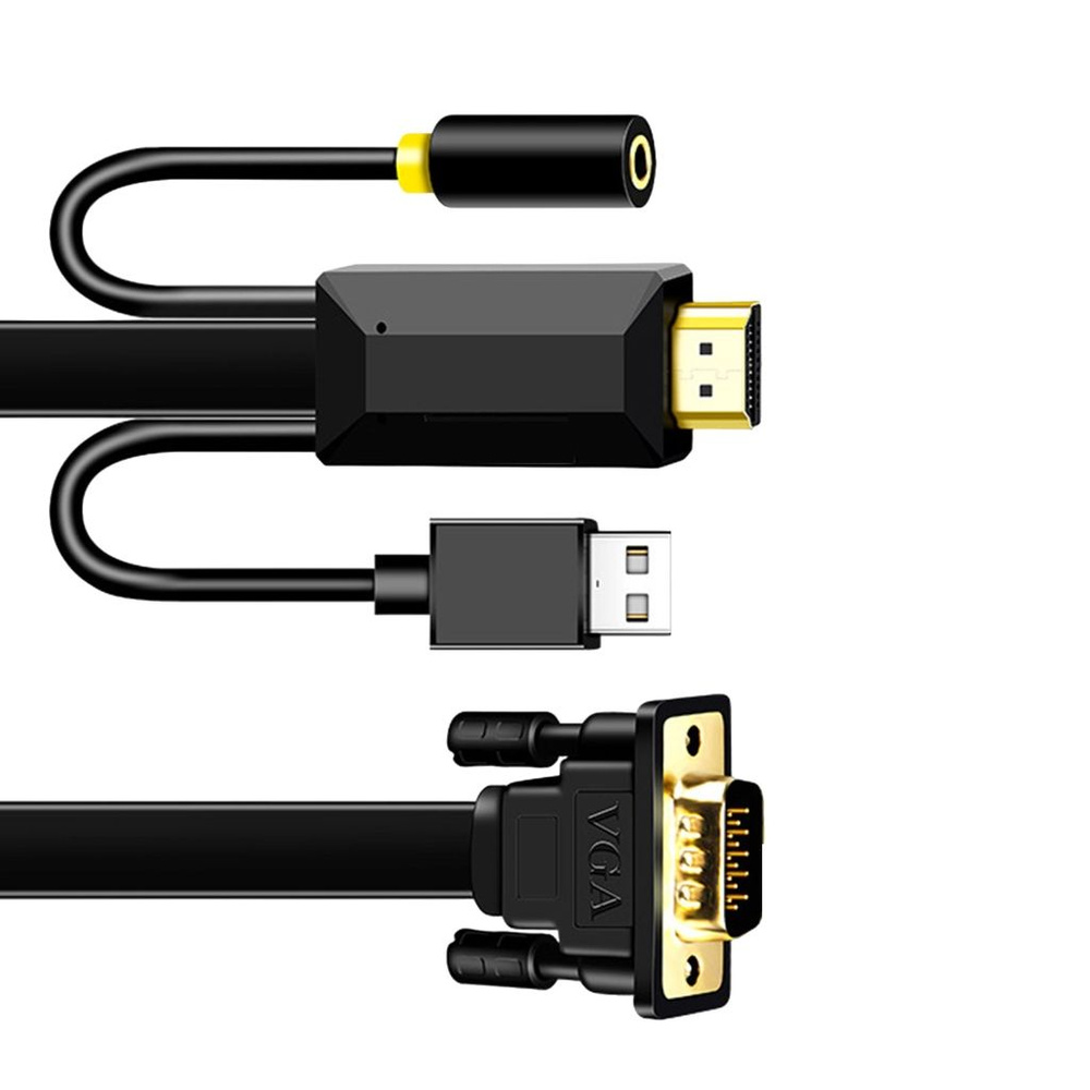 HDMI на VGA кабель с аудио, 1м #1