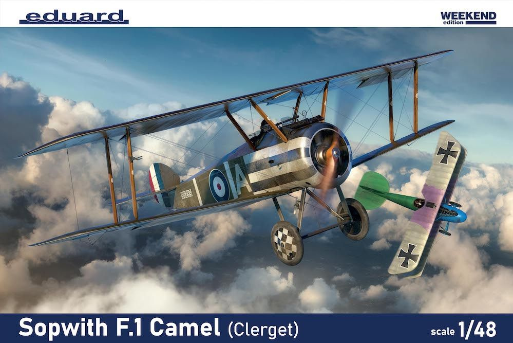 Сборная модель 1/48 Sopwith F.1 Camel (Clerget) (Eduard kits) #1