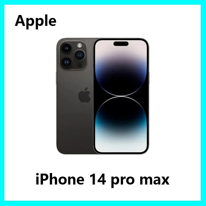 Apple Смартфон iphone14 Pro max， CN 6/256 ГБ, черный, Восстановленный  #1