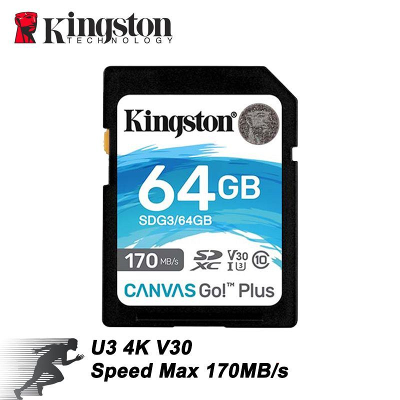 Kingston Карта памяти Canvas GO Plus 64 ГБ  (Canvas Go Plus SDG3/64GB) #1