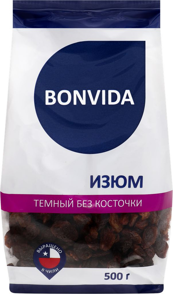 Изюм BONVIDA темный, 500г #1