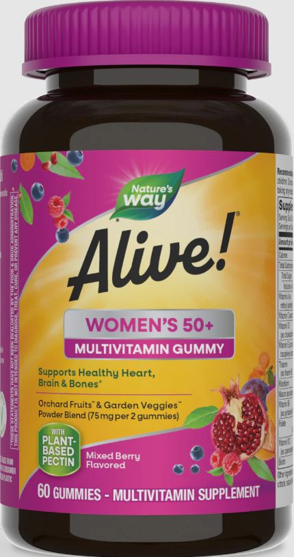 Alive! Womens 50+ Multivitamin Gummy 60 мармеладок (Nature's Way) #1