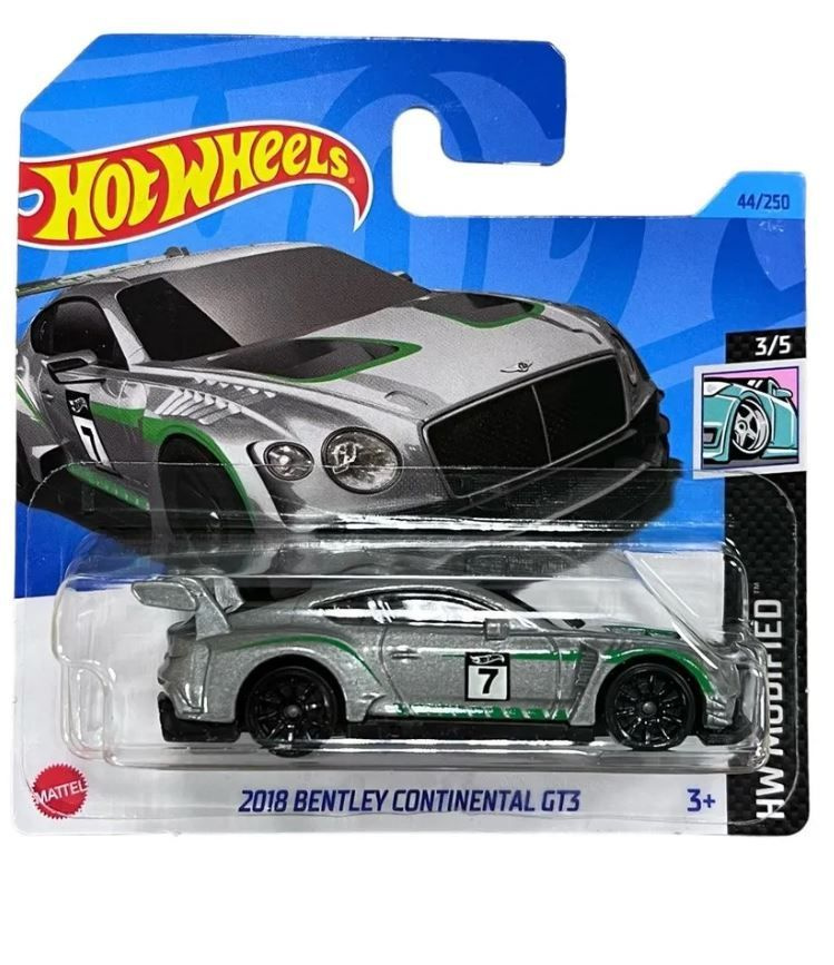 Машинка Hot Wheels 2018 Bentley Continental GT3 / HW MODIFIED / Хот Вилс #1