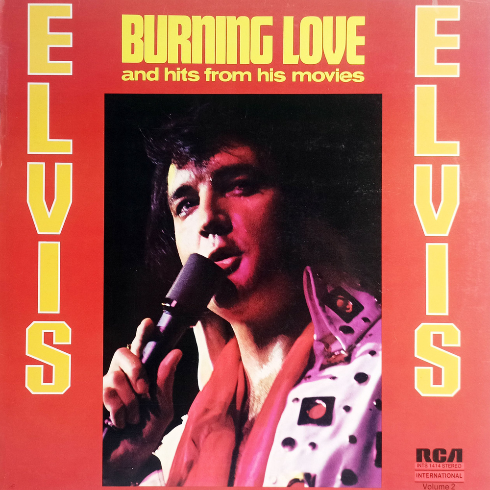 Elvis - Burning Love And Hits From His Movies, Vol. 2(Germany, 1972) LP, EX+, виниловая пластинка  #1