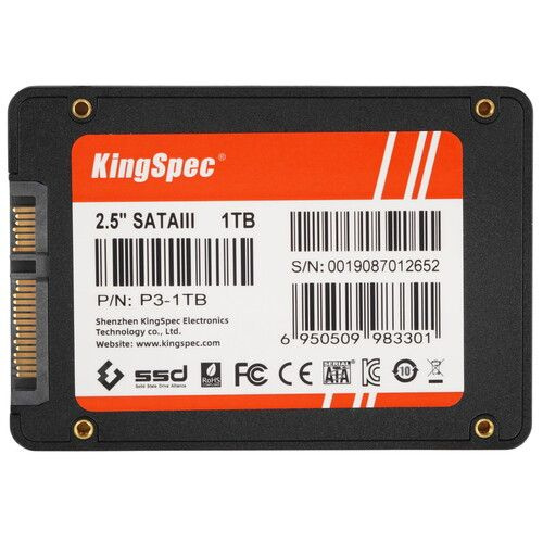 KingSpec 1,2 ТБ Внутренний SSD-диск 1024 ГБ, 570 Мбайт/сек (9907633) #1