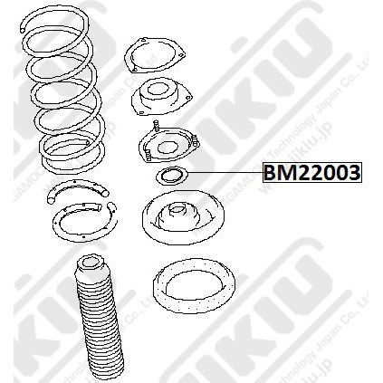 Подшипник опоры амортизатора NISSAN MAXIMA J30 88-94, SERENA 92-01 BM22003 Jikiu BM22003  #1