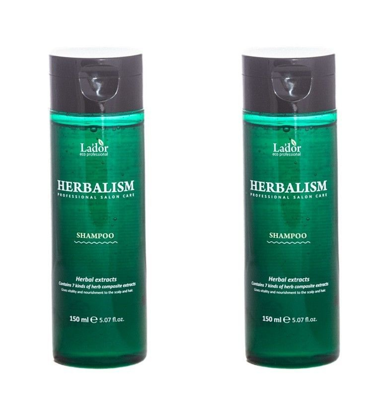 La'dor Шампунь для волос Herbalism Shampoo, на травяной основе, 150 мл, 2 шт  #1