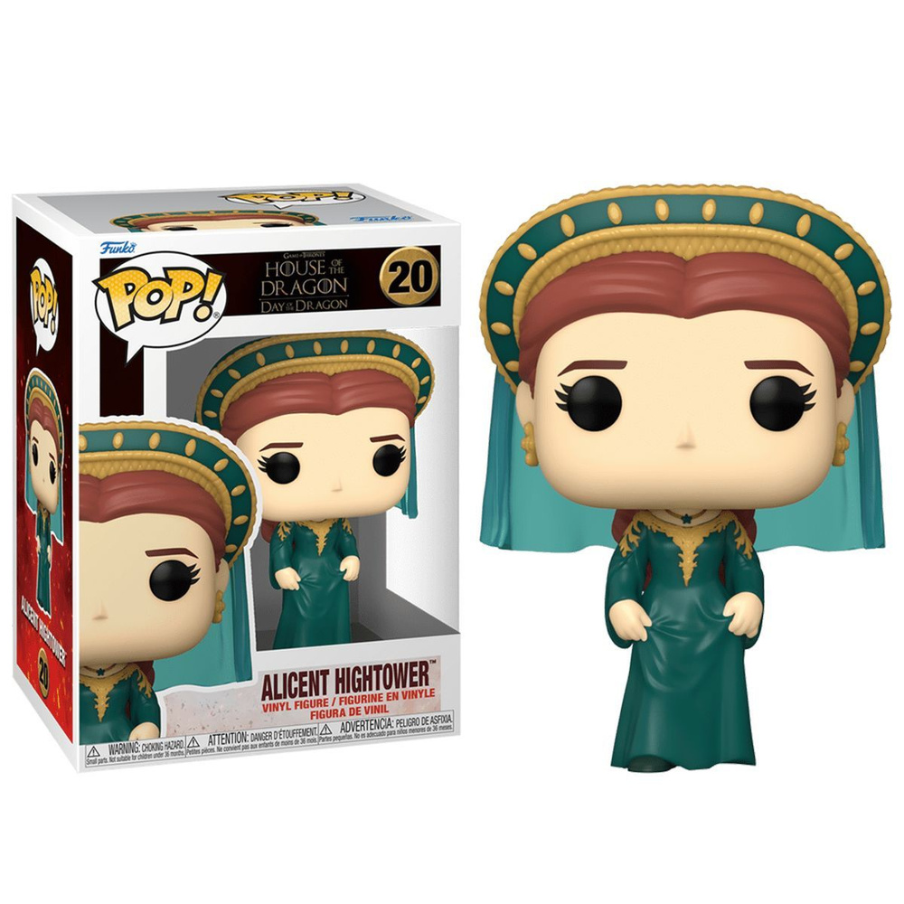 Фигурка Funko Pop! House of Dragons: Alicent Hightower with Veil (Фанко Поп Алисента Хайтауэр с вуалью #1