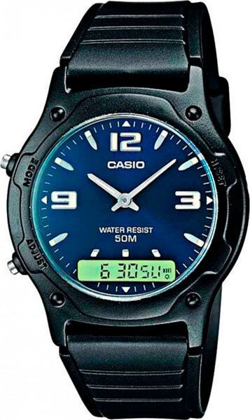 Мужские наручные часы Casio Collection AW-49HE-2A с гарантией #1