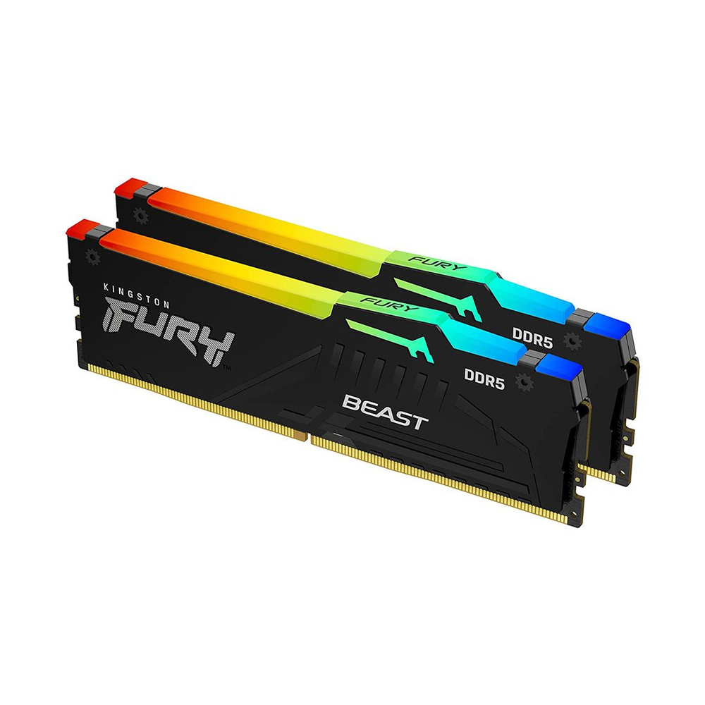 Kingston Оперативная память Модуль памяти Kingston FURY Beast Black AMD RGB KF552C36BBEA-16 DDR5 16GB #1