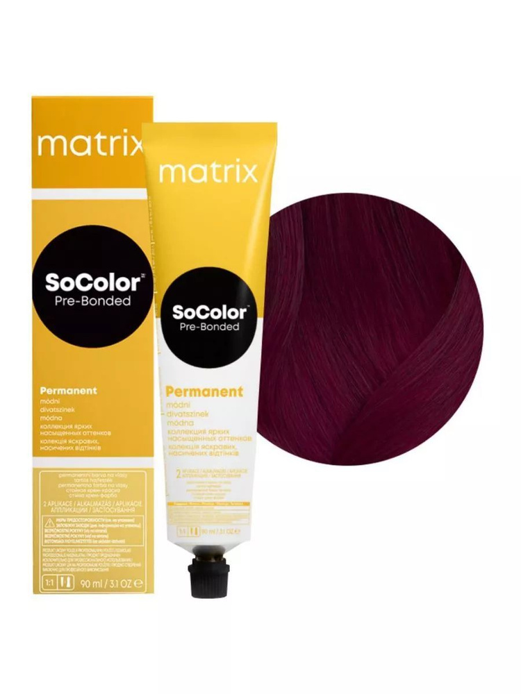 Matrix 5RV+ перманентная краска SoColor Pre-Bonded #1