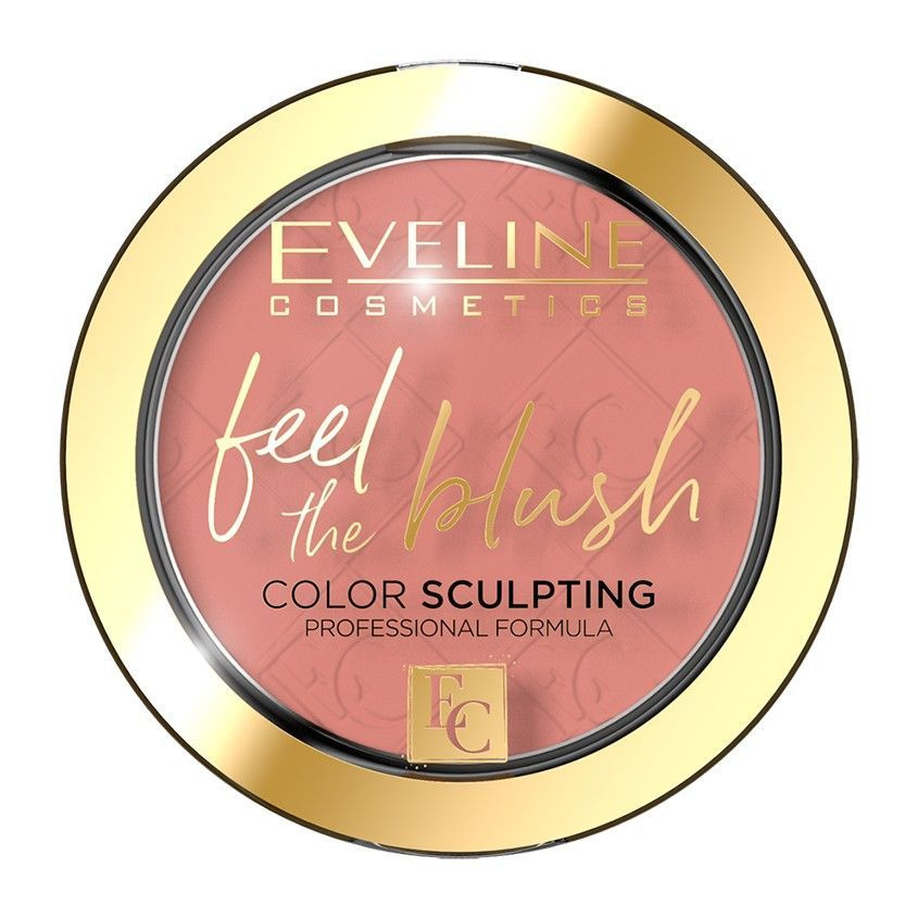 Румяна для лица EVELINE Cosmetics FEEL THE BLUSH тон 04 the rose #1