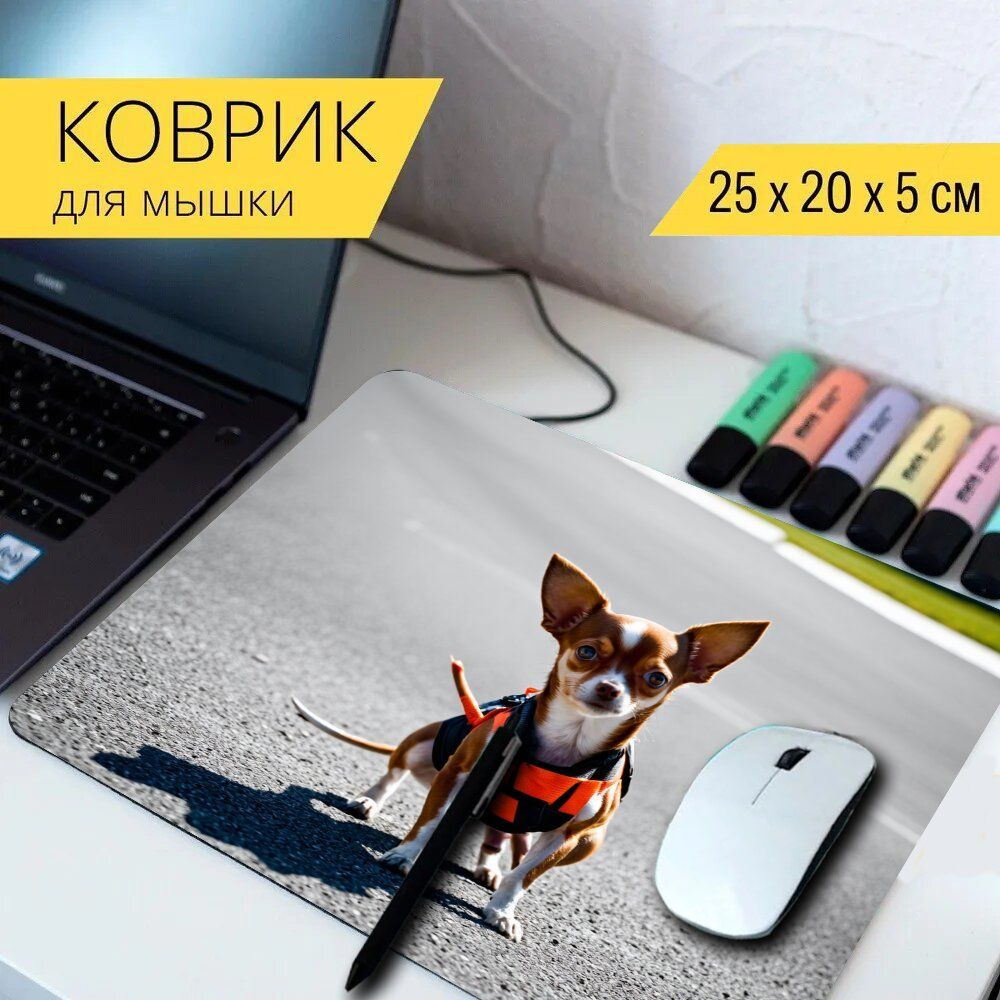 LotsPrints Коврик для мыши poc-THEMES-DOGS-296, разноцветный #1