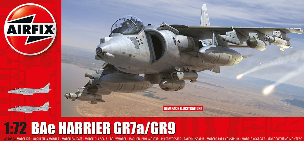 Сборная модель 1/72 BAe Harrier GR.9A/GR.9 (Airfix) #1