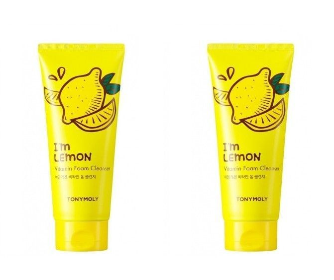 Tonymoly Пенка для умывания I'm Lemon Foam Cleanser, с витамином C, 180 мл, 2 шт  #1