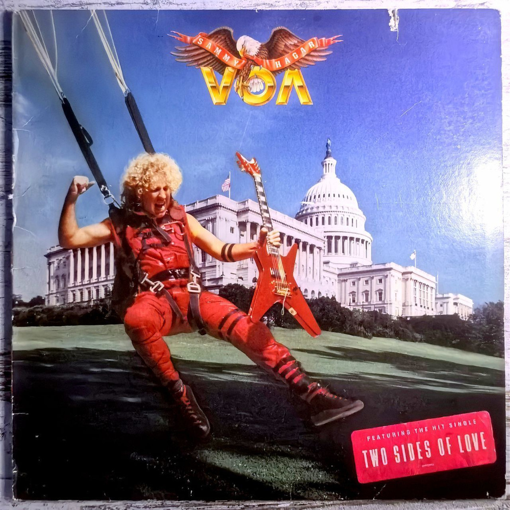 Sammy Hagar / VOA (LP VG+ 1984, US) виниловая пластинка, вкладыш-постер  #1