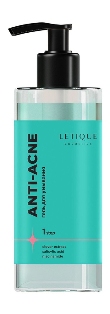 LETIQUE Гель для лица Anti-Acne очищающий себорегулирующий, 150 мл  #1