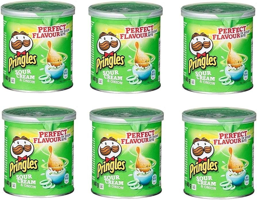 Чипсы Pringles Сметана и лук 40г 6шт #1