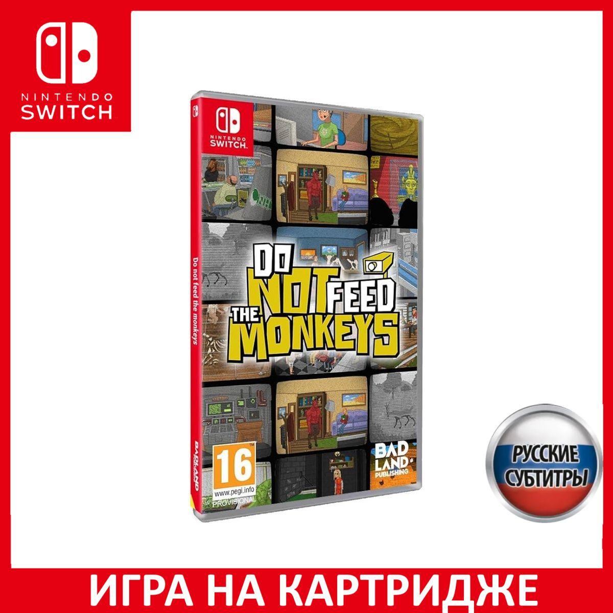 Игра на Картридже Do Not Feed the Monkeys Русская Версия (Switch)