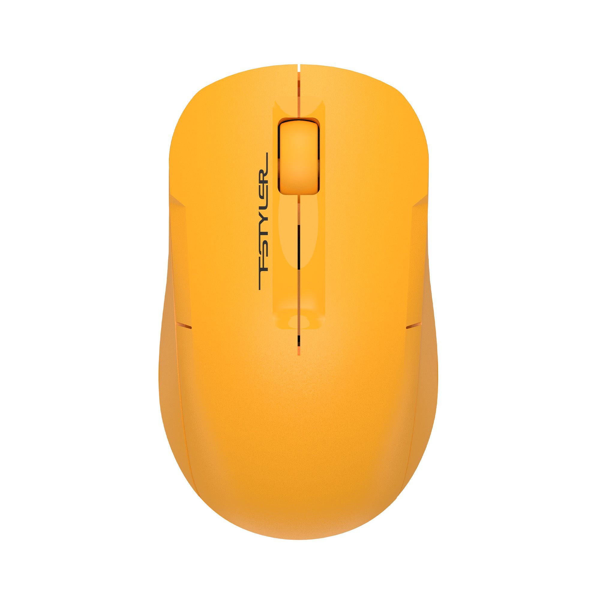 A4TechмышьбеспроводнаяоптическаяFstylerFG15CAir2,anti-sleep,1200dpi,USB,желтый