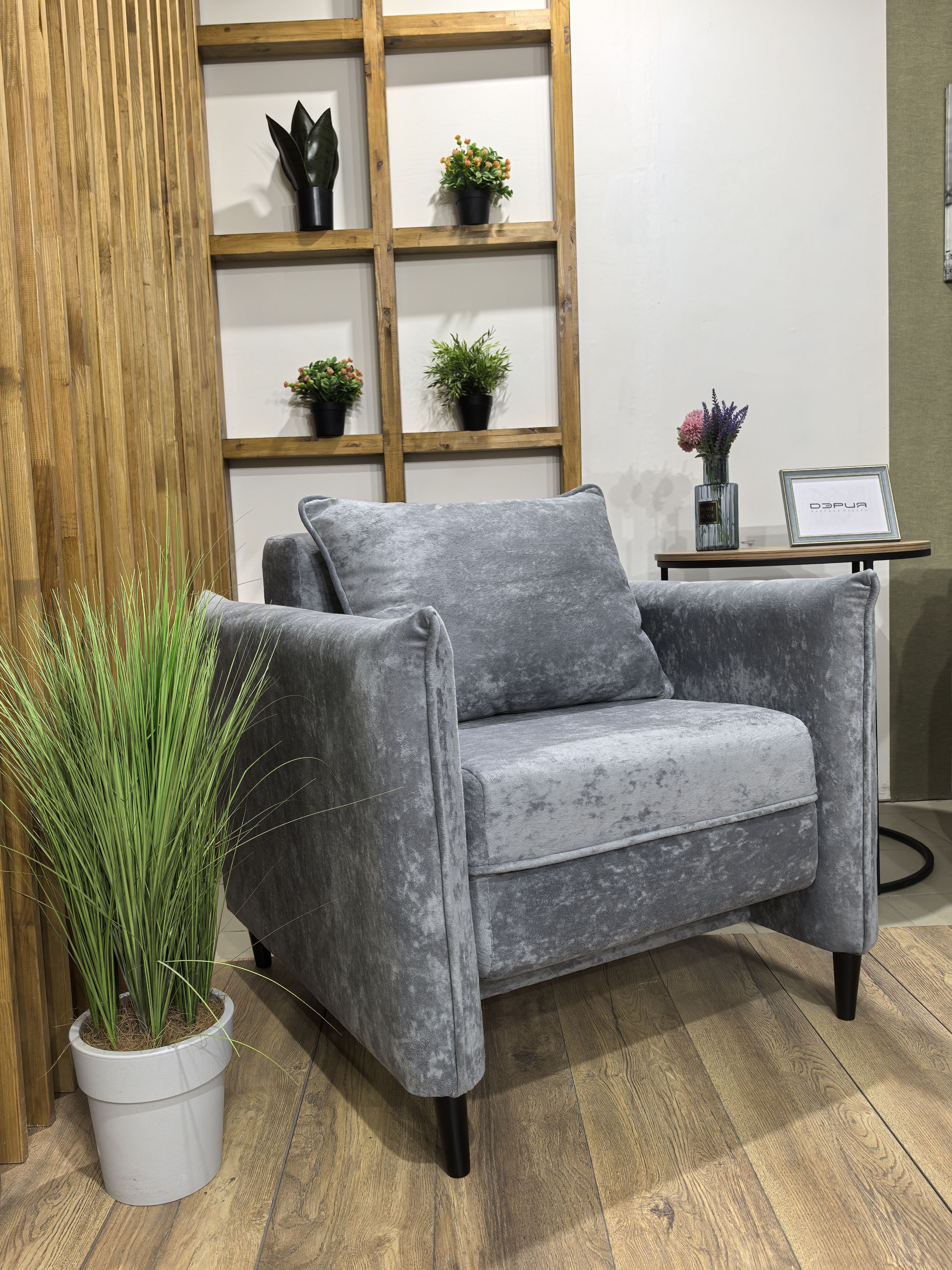 РаскладноекреслокроватьсподлокотникамиРИОсерый