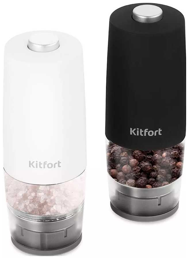Набор автоматических мельниц для соли и перца Kitfort КТ-6005  #1