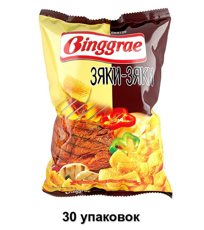 Binggrae Чипсы Зяки-Зяки, 50 г, 30 уп #1